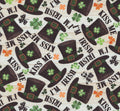 Shamrockin' 3WI22242-BGE by Beth Albert for 3 Wishes Fabrics - 100% Cotton - continuous cuts