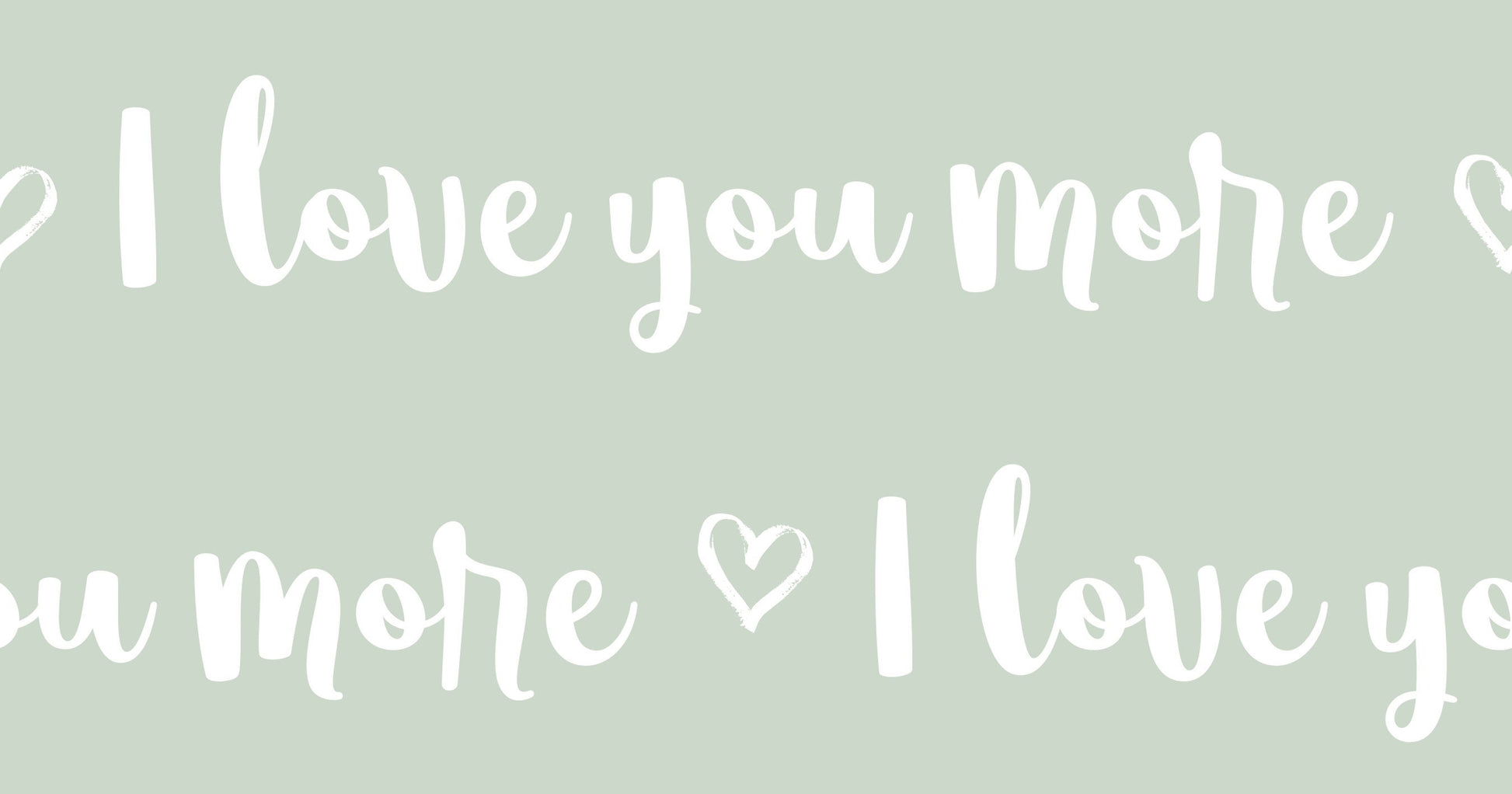I Love You More Words Cotton Fabric - Multiple Colors Available 100% Cotton Continuous cuts.