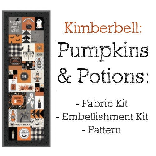 Kimberbell Pumpkins & Potions, Fabric Kit, Pattern/CD/Embellishments Designers: Kim Christopherson, KimberBell