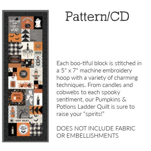 Kimberbell Pumpkins & Potions, Fabric Kit, Pattern/CD/Embellishments Designers: Kim Christopherson, KimberBell