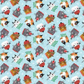 Meowy Christmas Fabric - Fat Quarters- 100% Cotton- CON16234-80 - Benartex Designer Fabrics