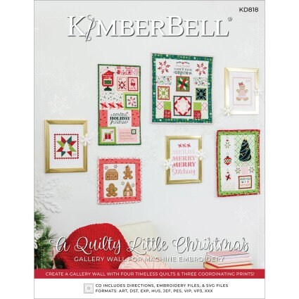 Kimberbell Quilty Little Christmas, Fabric Kit, Pattern/CD/Embellishments Designers: Kim Christopherson, KimberBell