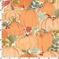 Hello Autumn Pumpkin Patch 100% Cotton Fabric - Maywood Studios - MAS10732-EO