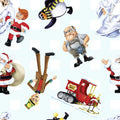 End of Bolt - Springs Creative - Universal Santa Claus is Coming to Town Christmas Fabric Cotton- holiday- continuous cuts. Licensed Fabric