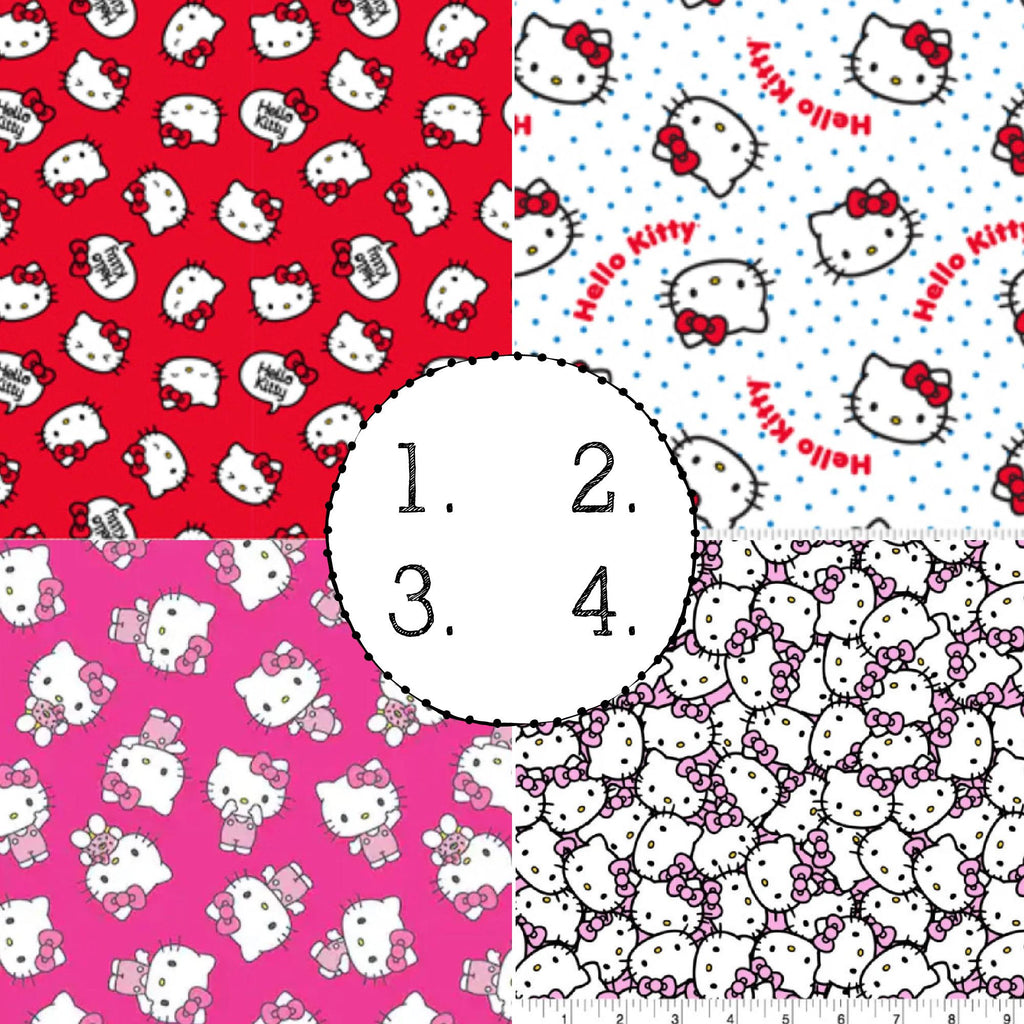 Hello Kitty pink Fabric- 100% Cotton - Fabric By Springs Creative - Licensed Fabric