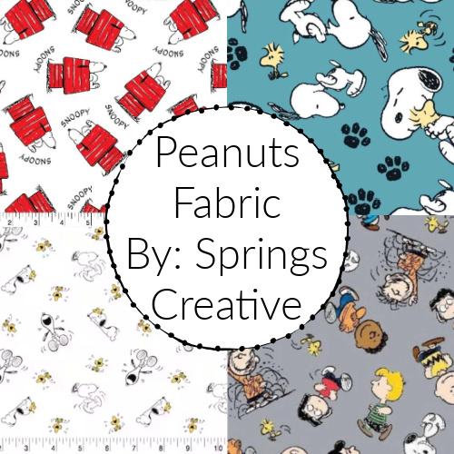 Character Fabric- Peanuts - 100% Cotton - continuous cuts Licensed Fabric