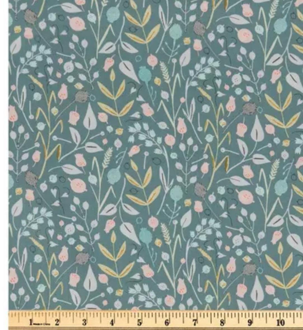 Meadow Flowers Cotton Fabric- Floral