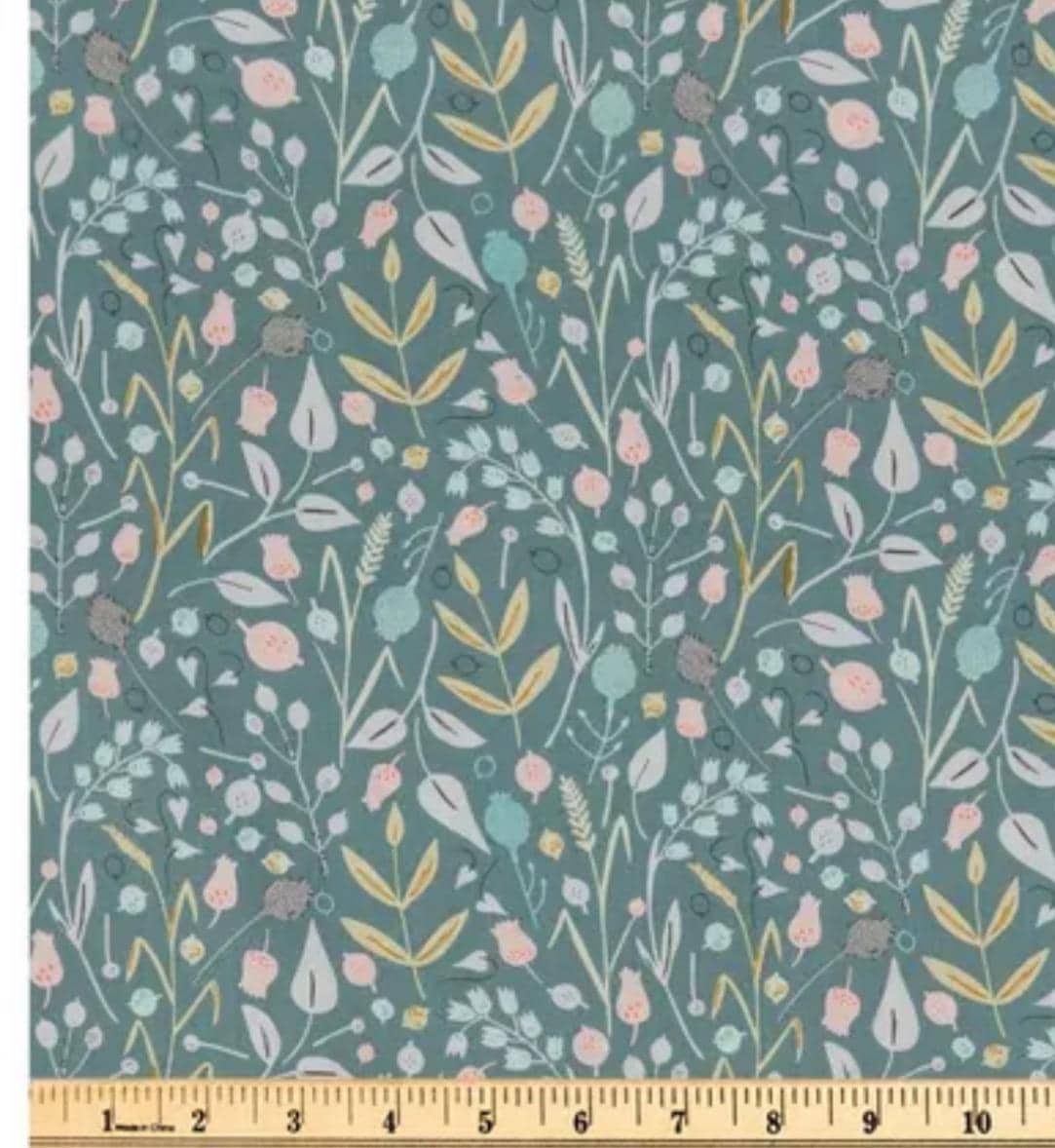 Meadow Flowers Cotton Fabric- Floral