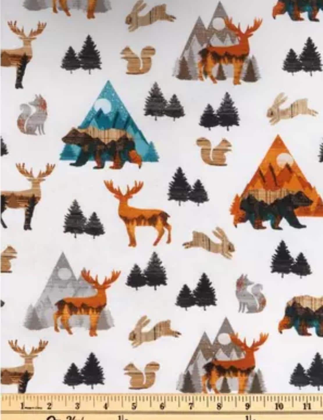 Sunset Mountain Cotton fabric - 100% Cotton