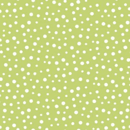 SusyBee Irregular Dots Cotton Fabric -Green 100% Cotton WSBSB20171-830 Blender