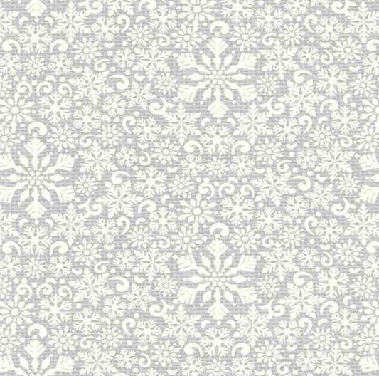 Twinkle Snowflakes Christmas Cotton Fabric Snowflakes-