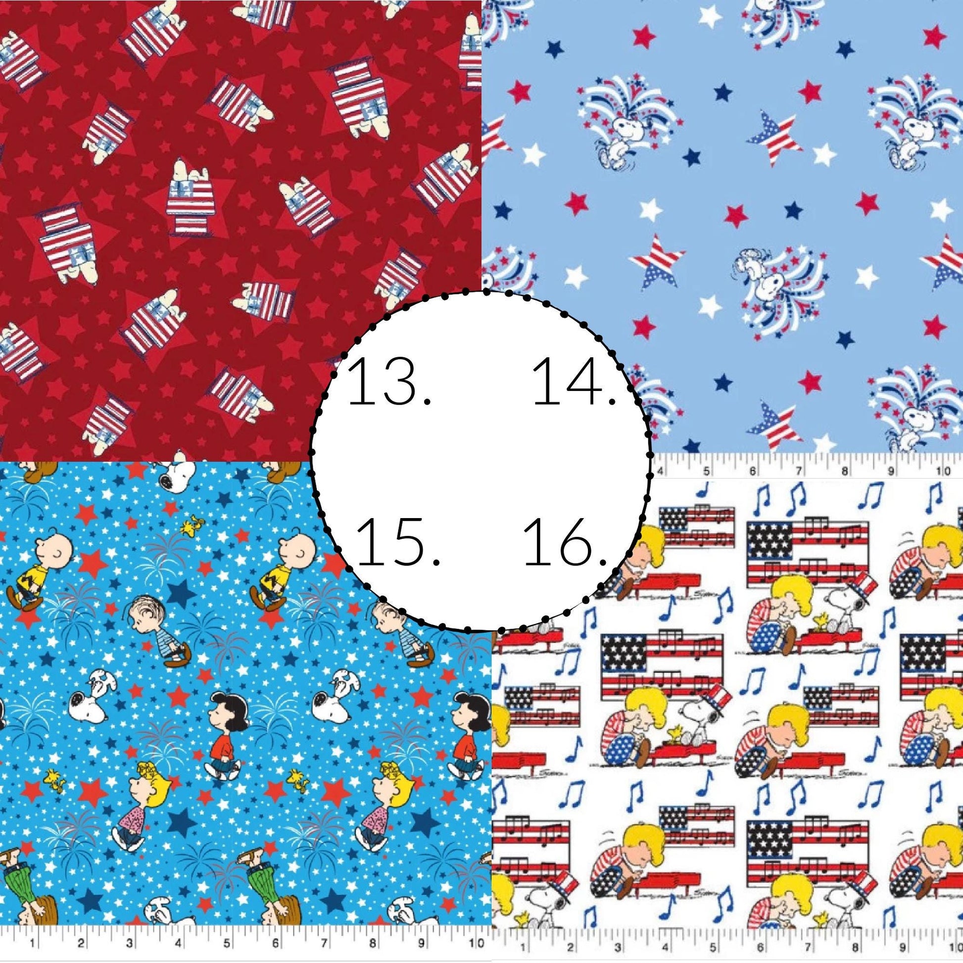 Character Fabric- Peanuts - 100% Cotton - continuous cuts Licensed Fabric