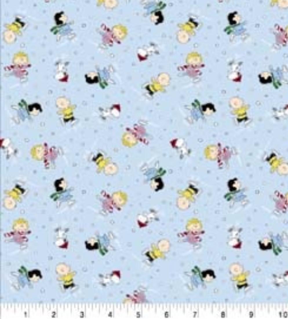 Peanuts Character Christmas cotton fabric-100% Cotton - Christma