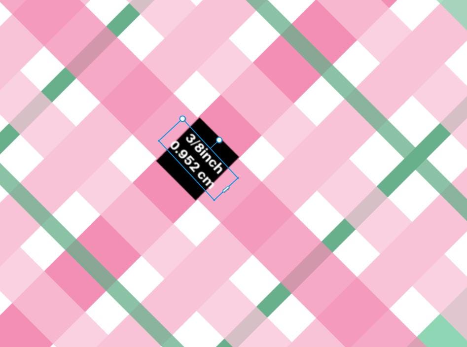 Pink Bias Plaid Wonderland Christmas Cotton fabric- 100% Cotton - Continuous Cuts