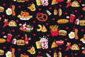 Perfect Food Pairs Cotton Fabric by Fabric Traditions -100% Cotton -