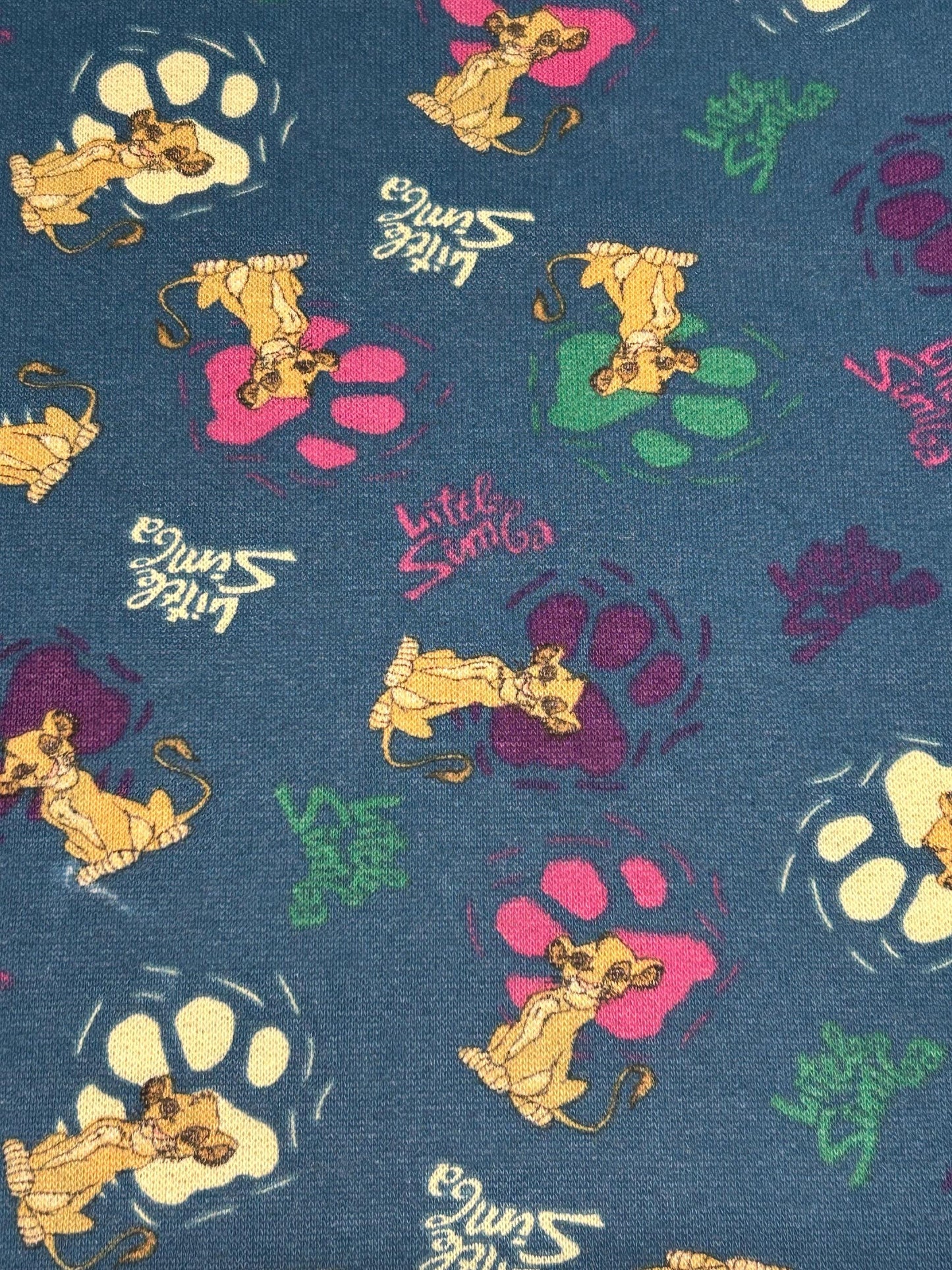 Little Simba Fabric- Sweatshirt material - continuous cuts