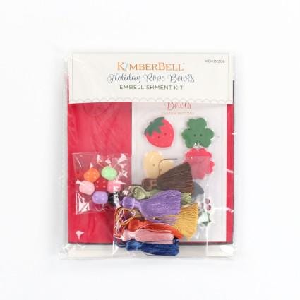 Holiday Rope Bowls Embellishment Kit Designers: Kim Christopherson, Kimberbell KIDKDKB1306
