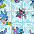 LILO and Stitch Multi Toss Cotton fabric - 100% Cotton - continuous cuts! Licensed Fabric
