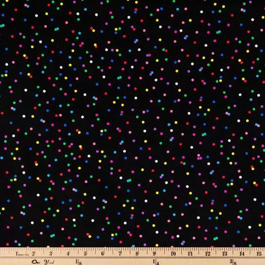 Confetti Dots Party Cotton Fabric-party -100% Cotton