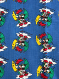 Vintage Mickey Mouse Cotton fabric- 100% Cotton - continuous cuts Licensed Fabric