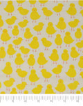 Cute Chicks cotton fabric- 100% Cotton Continuous Cuts