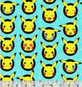 Pokémon™ Moody Pikachu Cotton Fabric- Robert Kaufman Continuous cuts- 100% Cotton - Licensed Fabric