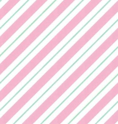 Wonderland Candy Cane Stripe Christmas Cotton fabric- 100% Cotton - Continuous Cuts - Pink Stripe