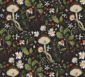 DT-Potpourri of Novelty DX-4210-4C-1 Woodland Mushrooms 100% Cotton Fabric