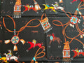 Vintage Tribal Fabric - Fat Quarters, by the yard - Fabric -100% Cotton -