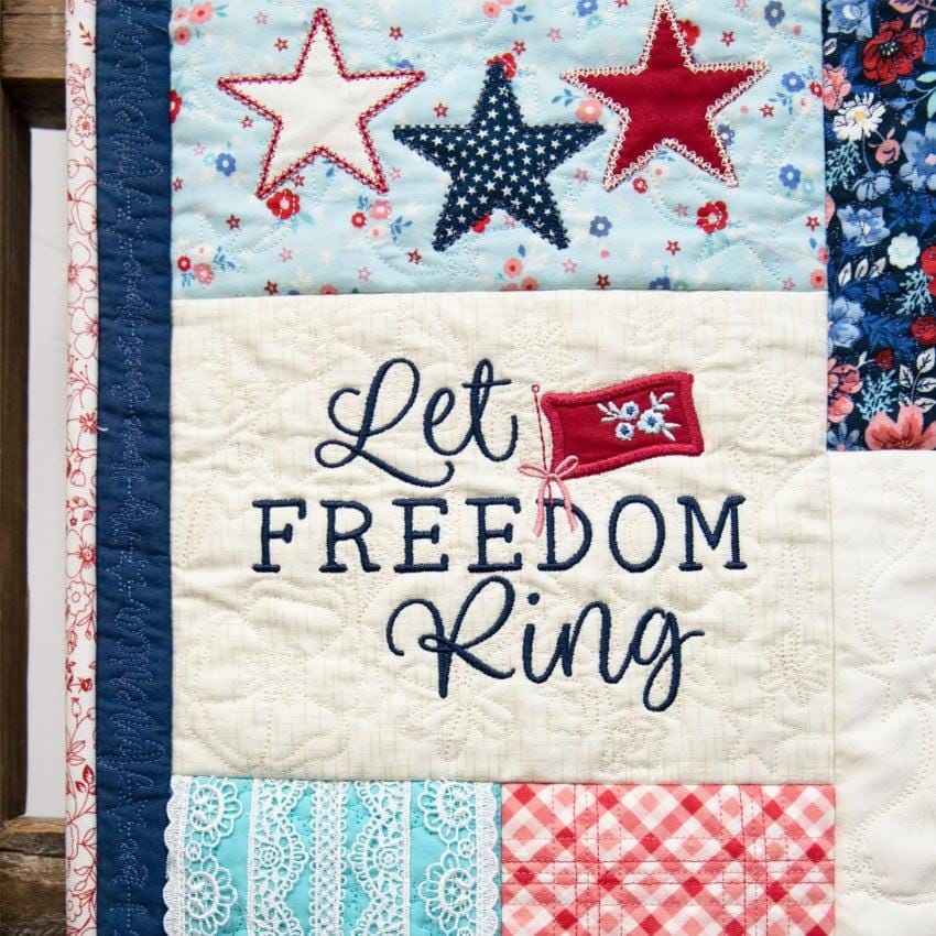 New! Kimberbell Star Spanged Beauty Ladder Quilt  - Fabric Kit - Embellishment kit- Pattern Designers: Kim Christopherson, KimberBell