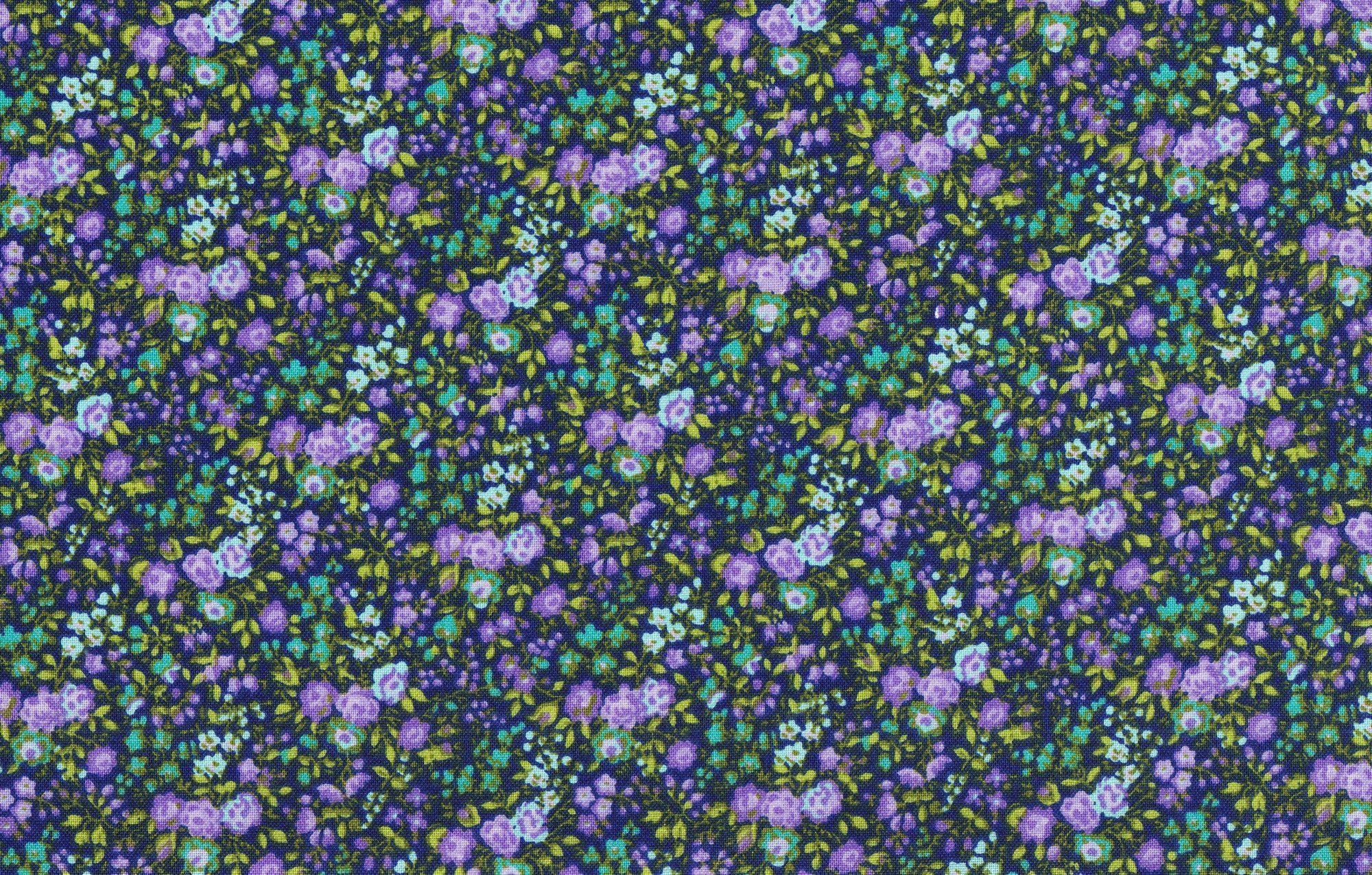 FT-Keepsake Calico Floral 100% Cotton Fabric Continuous Cuts