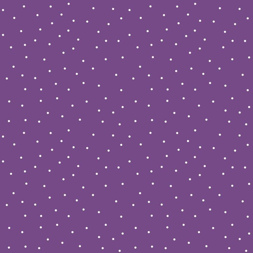 Kimberbell Basics - tiny dots - white dots on violet 100% Cotton - MAS8210-V2 - Blender