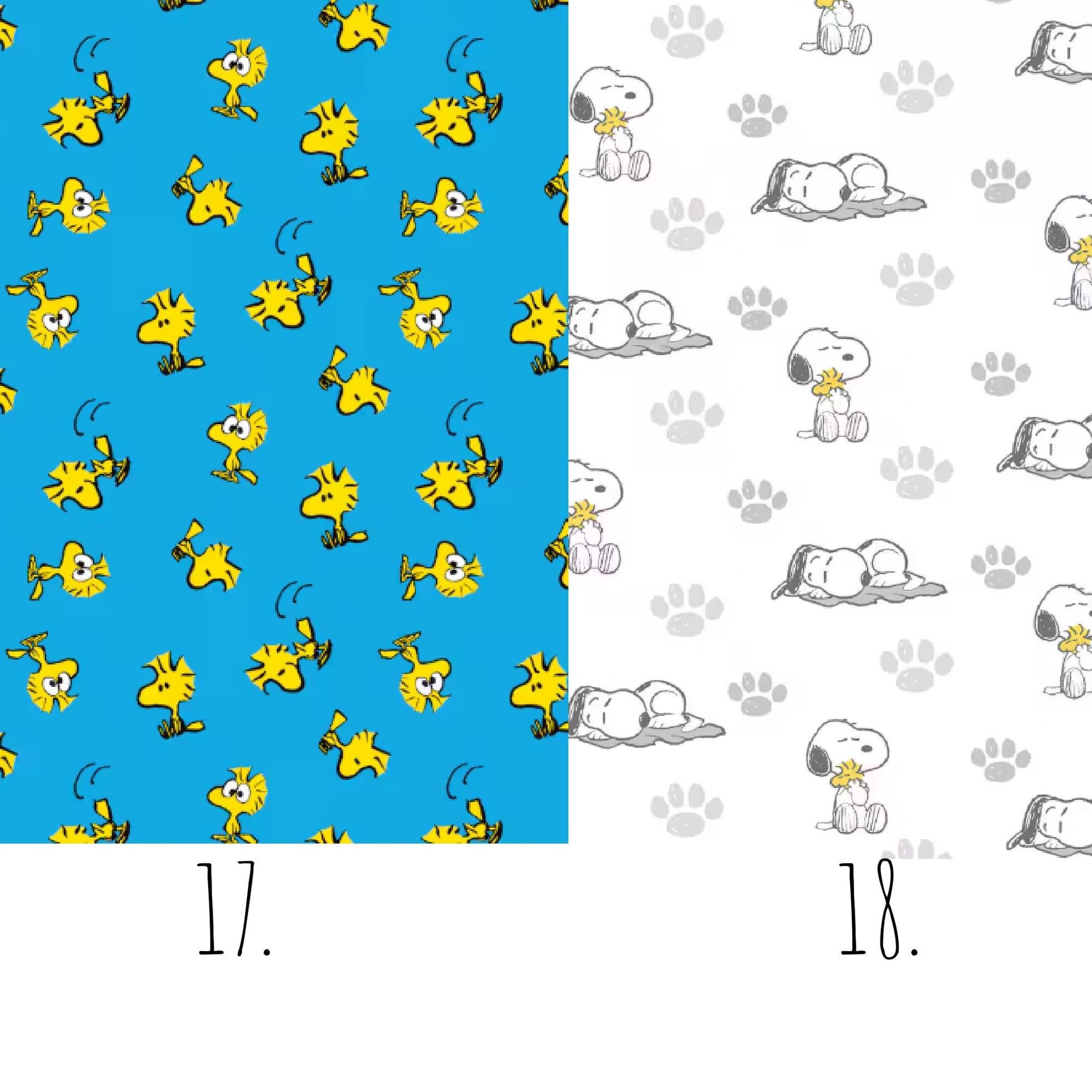 Character Fabric- Peanuts - 100% Cotton - continuous cuts Licensed Fabric