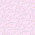 Pink - Christmas Lights Christmas Cotton fabric- 100% Cotton - Continuous Cuts TT-Charisma CD3652