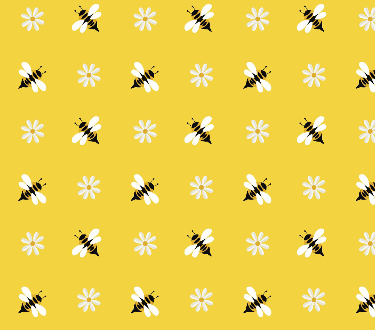 Simple Bees 100% Cotton Fabrics by David Textiles - DT-Potpourri of Novelty DX-3525-4C-1 Simple Bees
