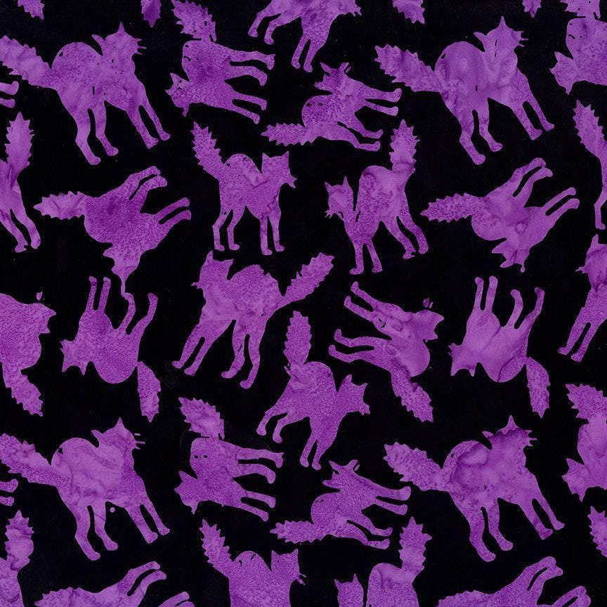 Beware - Wicked Cats 100% Cotton Batik Fabric- Halloween Fabric - Continuous cuts by Timeless Treasures TT-Tonga B3527 Beware - Wicked Cats