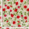 Roses on Music Sheets 100% Cotton Fabric - Timeless Treasures - Continuous Cuts TT-Music CM3240 Beige - Roses on Music Sheets