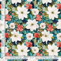 Lush Foliage Cotton Fabric - DS-Baby, It's Cold Outside - Stella DCJ3149 Multi - Lush Foliage Cotton Fabric- 100% Cotton