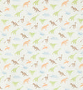 Dinosaurs Cotton Fabric -Roar Cotton Fabric- roar- continuous cuts