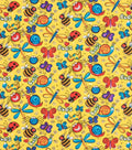 Happy Bugs 100% Cotton Fabric - Continuous Cuts