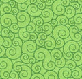 Lime Garden Swirl Cotton Fabric - continuous cuts -100% Cotton -