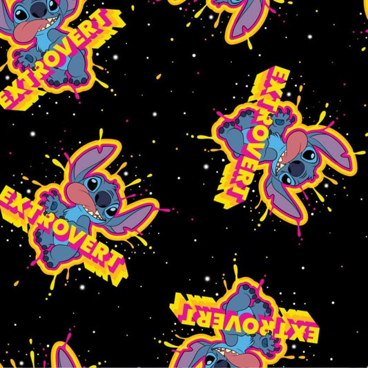 Lilo & Stitch Fleece SPR79744-A62078- Fabric -100% Polyester 58/60” wide - cut to size. Licensed Fabric