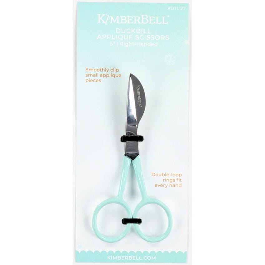 Kimberbell Duckbill Scissors - 5 inch Right- Smoothly Clip small applique pieces - KDTL127