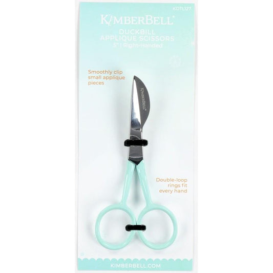 Kimberbell Duckbill Scissors - 5 inch Right- Smoothly Clip small applique pieces - KDTL127
