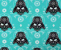 Star Wars Teal Darth Vader Cotton fabric- 100% Cotton Licensed Fabric