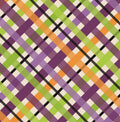 Halloween Treats Bias Plaid Cotton fabric -Thanksgiving- Fall- Autumn-100% Cotton -