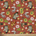 Farmhouse Gingham - 100% Cotton - DT-Potpourri of Novelty DX-1777-4C-2 Farmhouse Gingham