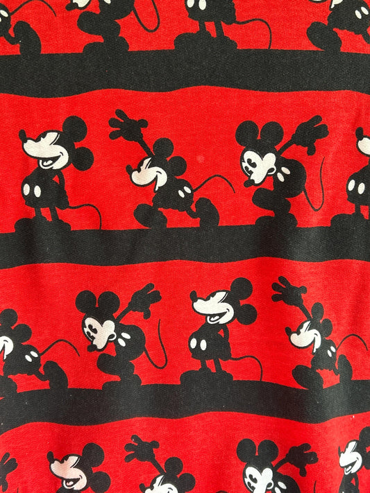 Mickey Mouse Fabric- Sweatshirt material - continuous cuts Licensed Fabric