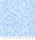 Glitter Accent - Fairy Swirls - Light Blue - Fabric Traditions Continuous cuts -100% Cotton -
