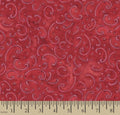 Springs Creative - Calico Red by Susan Winget Designs continuous cuts -100% Cotton -